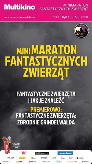 ENEMEF: Minimaraton Fantastycznych Zwierząt z premierą „Zbrodni Grindelwalda” 16 listopada w Multiki