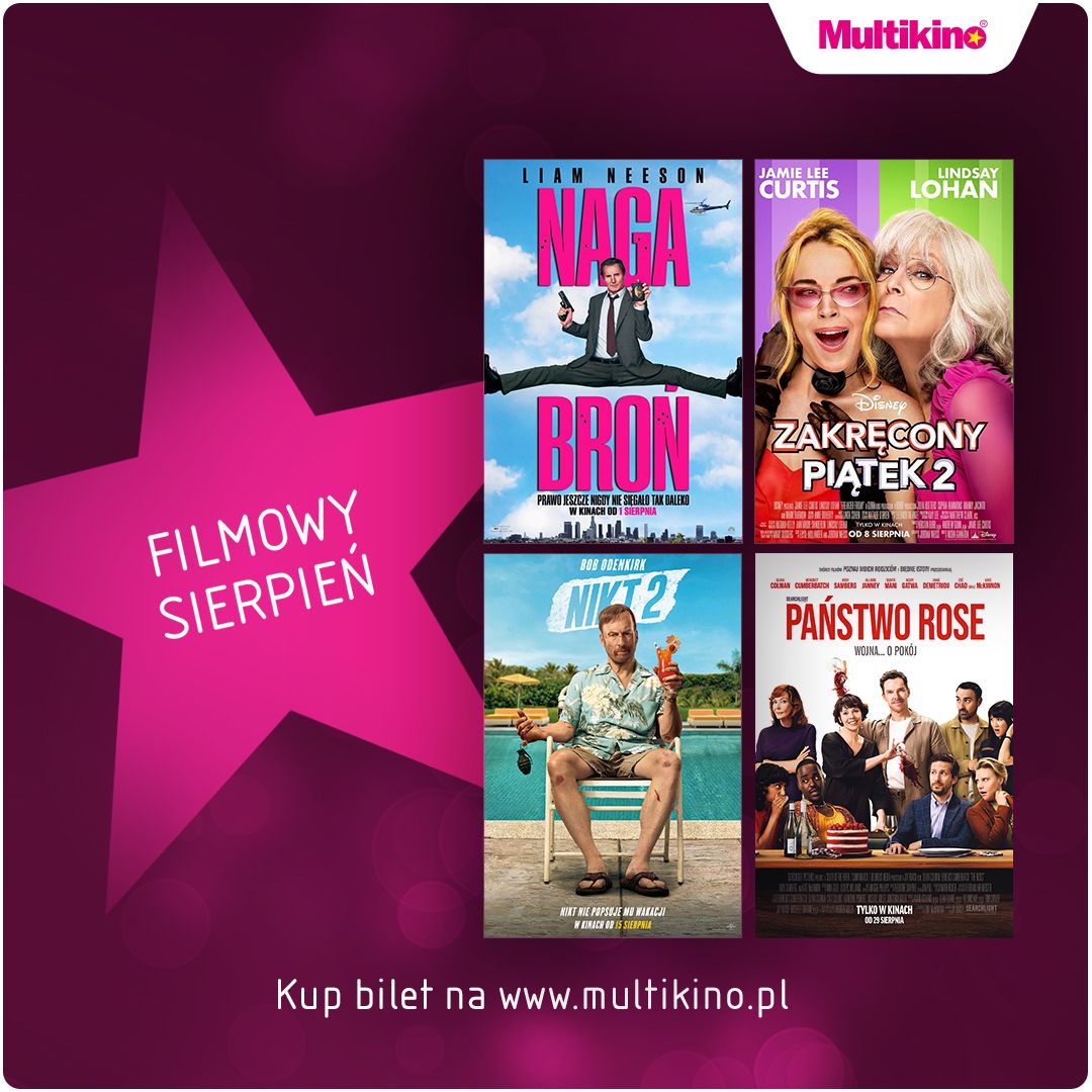 Sierpniowe premiery filmowe w Multikinie Rumia