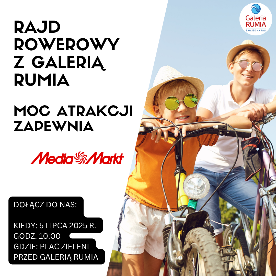 Rajd rowerowy z Galerią Rumia i MediaMarkt!