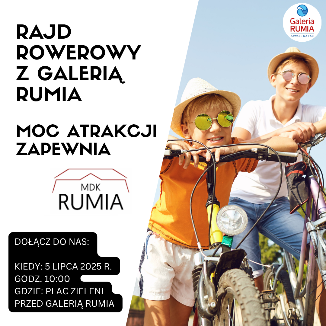 MDK Rumia dołącza do partnerów Rajdu Rowerowego Galeria Rumia!