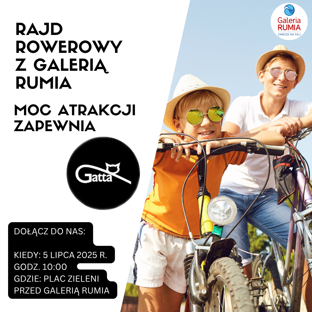 Gatta wspiera Rajd Rowerowy z Galerią Rumia!