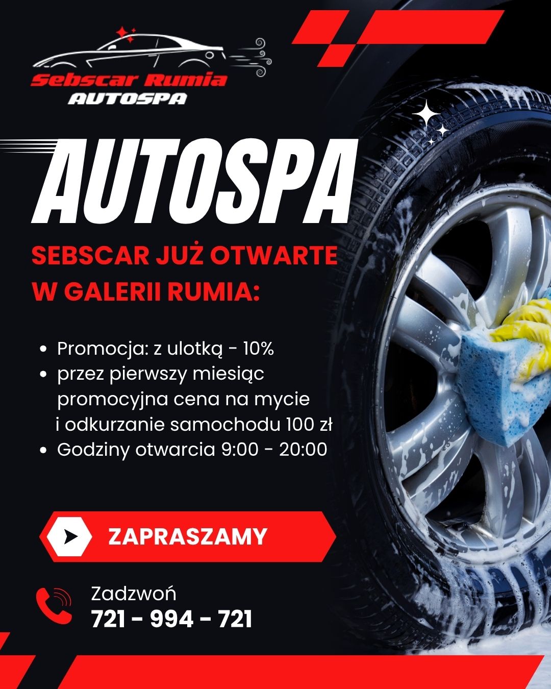 Nowe Autospa w Galerii Rumia